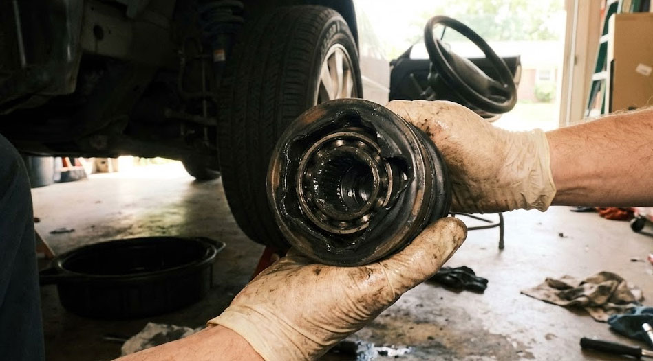 Хрумтить при повороті – перевіряємо ШРУС