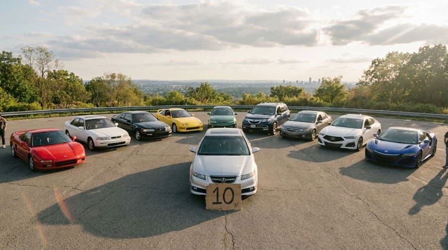 Топ-10 найкрасивіших моделей Acura за всю історію бренду