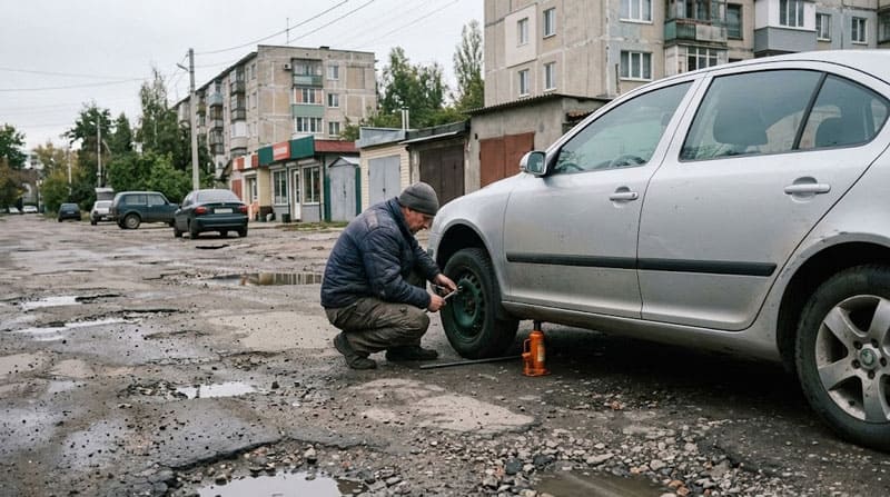 Skoda Octavia: шум підшипників маточок і гул на швидкості
