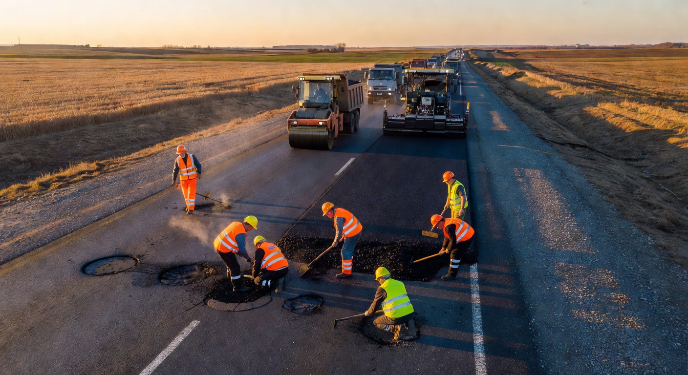 Відновлення доріг 2026: графік ремонтів та захист від дронів