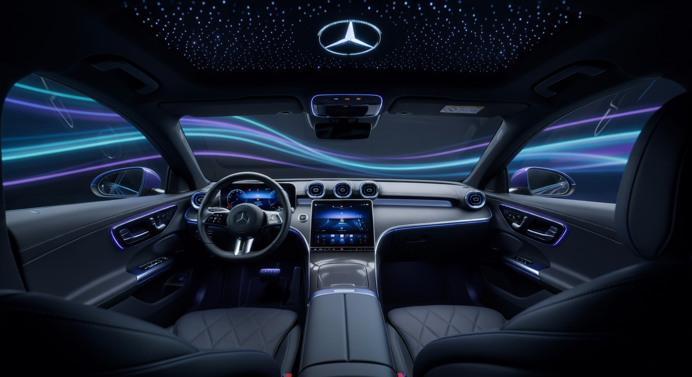 Новий Mercedes C-Class: гігантський екран і електроверсія — що відомо до прем'єри