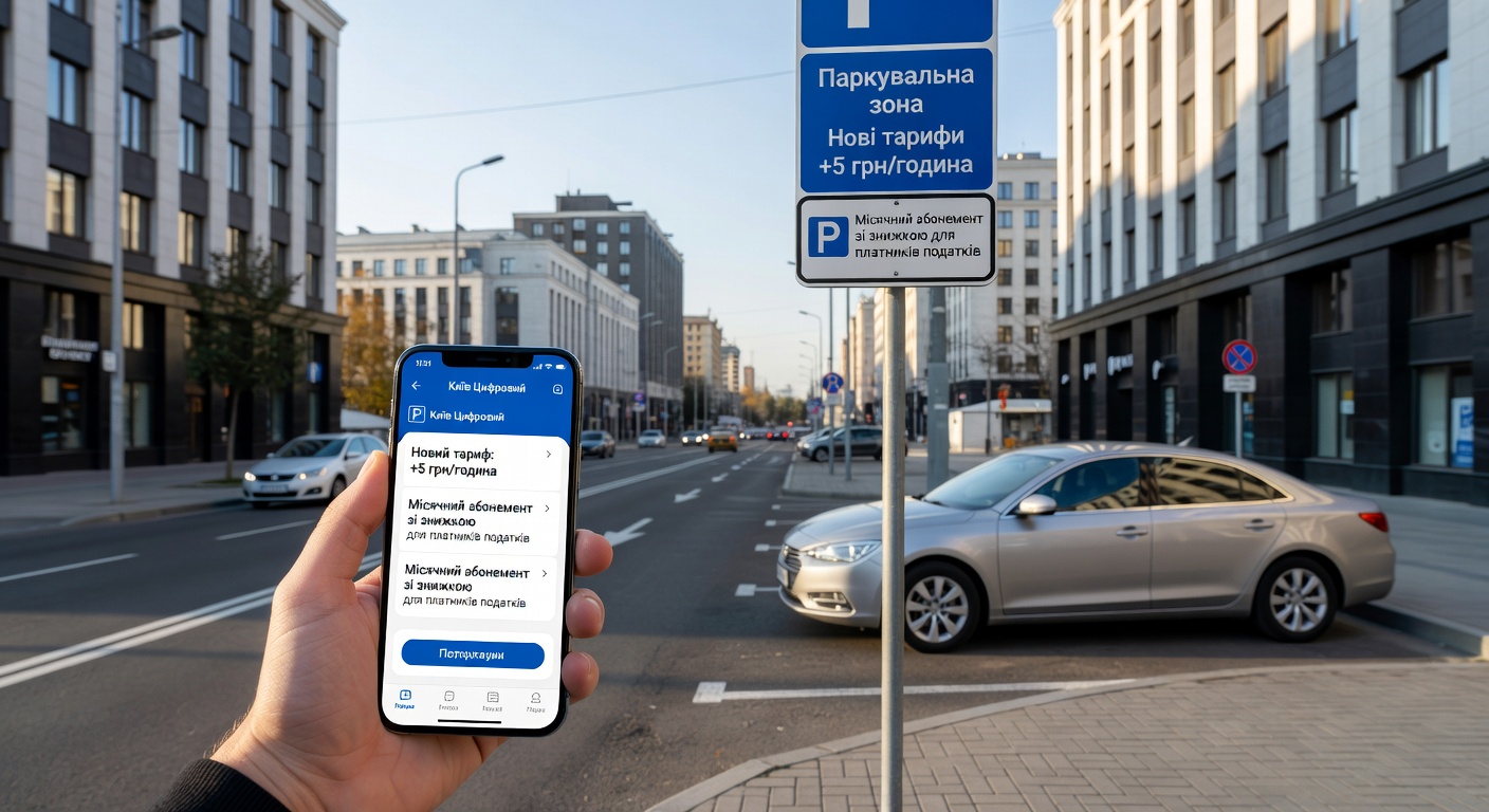 Паркування в Києві з 27 квітня: нові тарифи та місячні абонементи