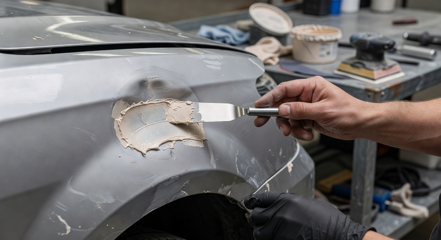 Шпаклівка для авто: види, як вибрати і нанести правильно