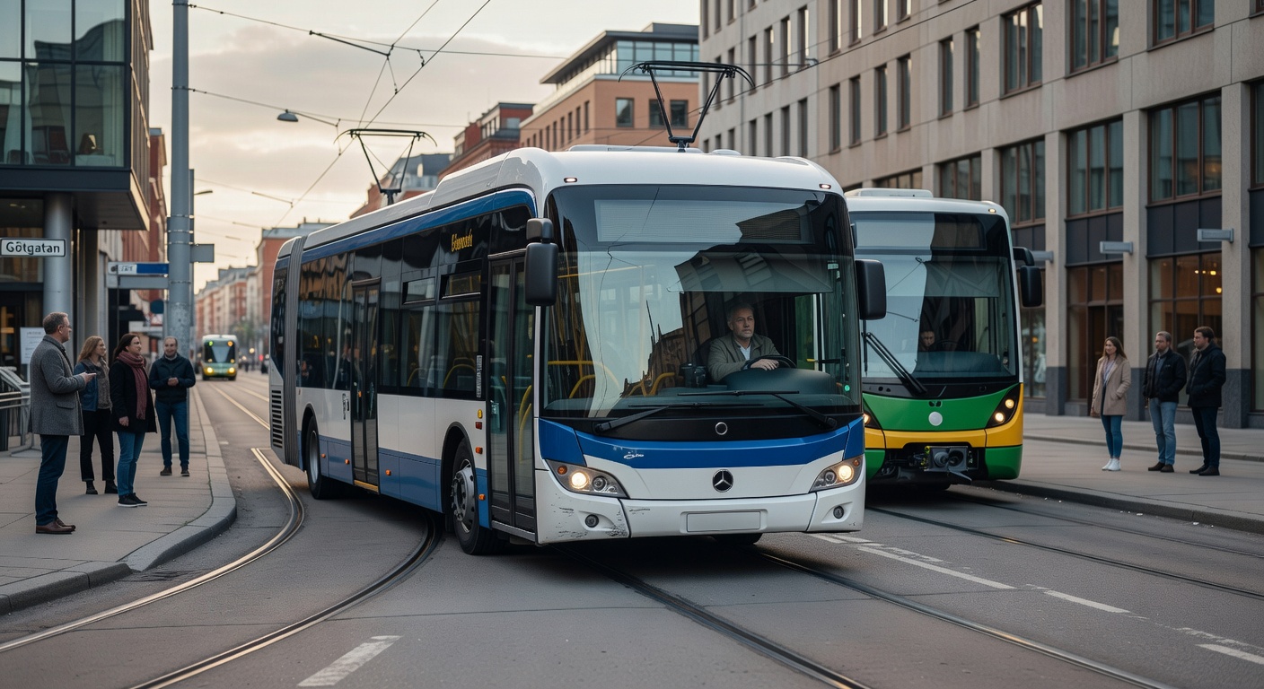 У Швеції безпілотний автобус потрапив у ДТП під час першого рейсу: чим це загрожує автономному транспорту