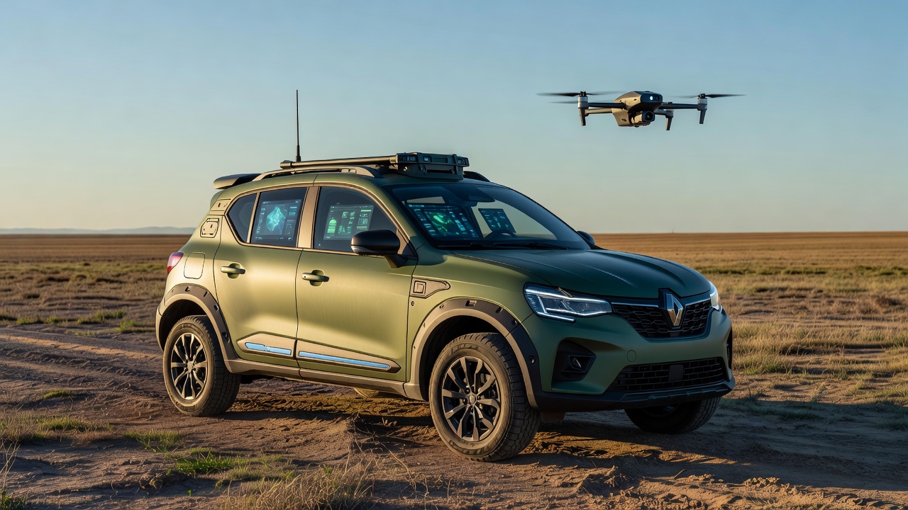 Renault і Thales показали тактичний позашляховик з ШІ, який керує дронами: навіщо автобренди йдуть в оборонпром