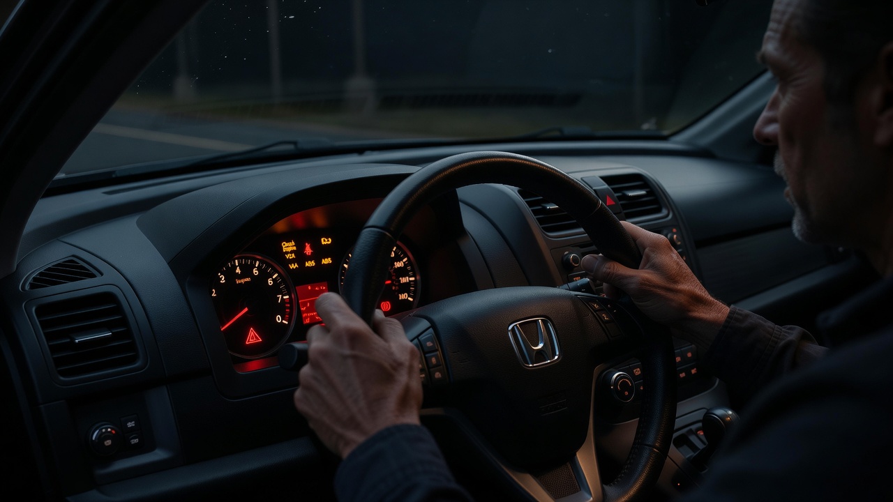 Аварійний режим Honda CR-V 3: загорілись Check, VSA та ABS одночасно — що робити