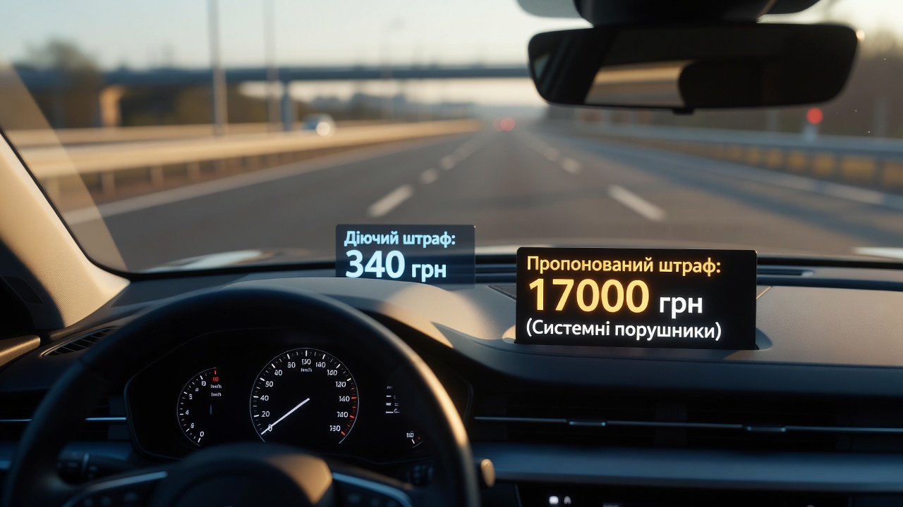 Штрафи до 17000 грн за перевищення швидкості: що зміниться для водіїв