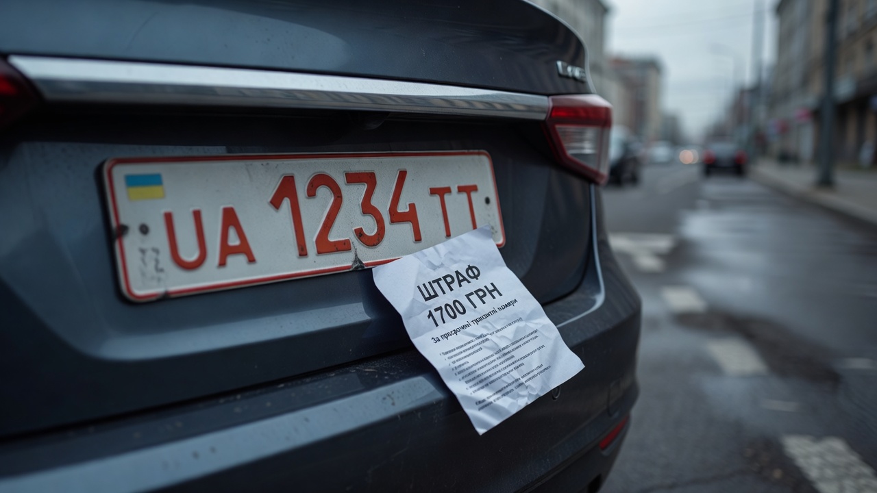 Транзитні номери мають термін дії: штраф 850 грн і 90 днів на реєстрацію