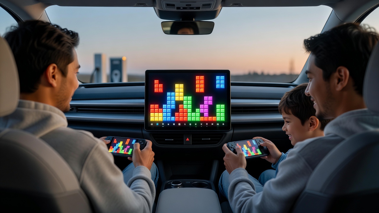 Ігри просто на екрані авто: Volkswagen додав Tetris і PAC-MAN у шість моделей 2027 року